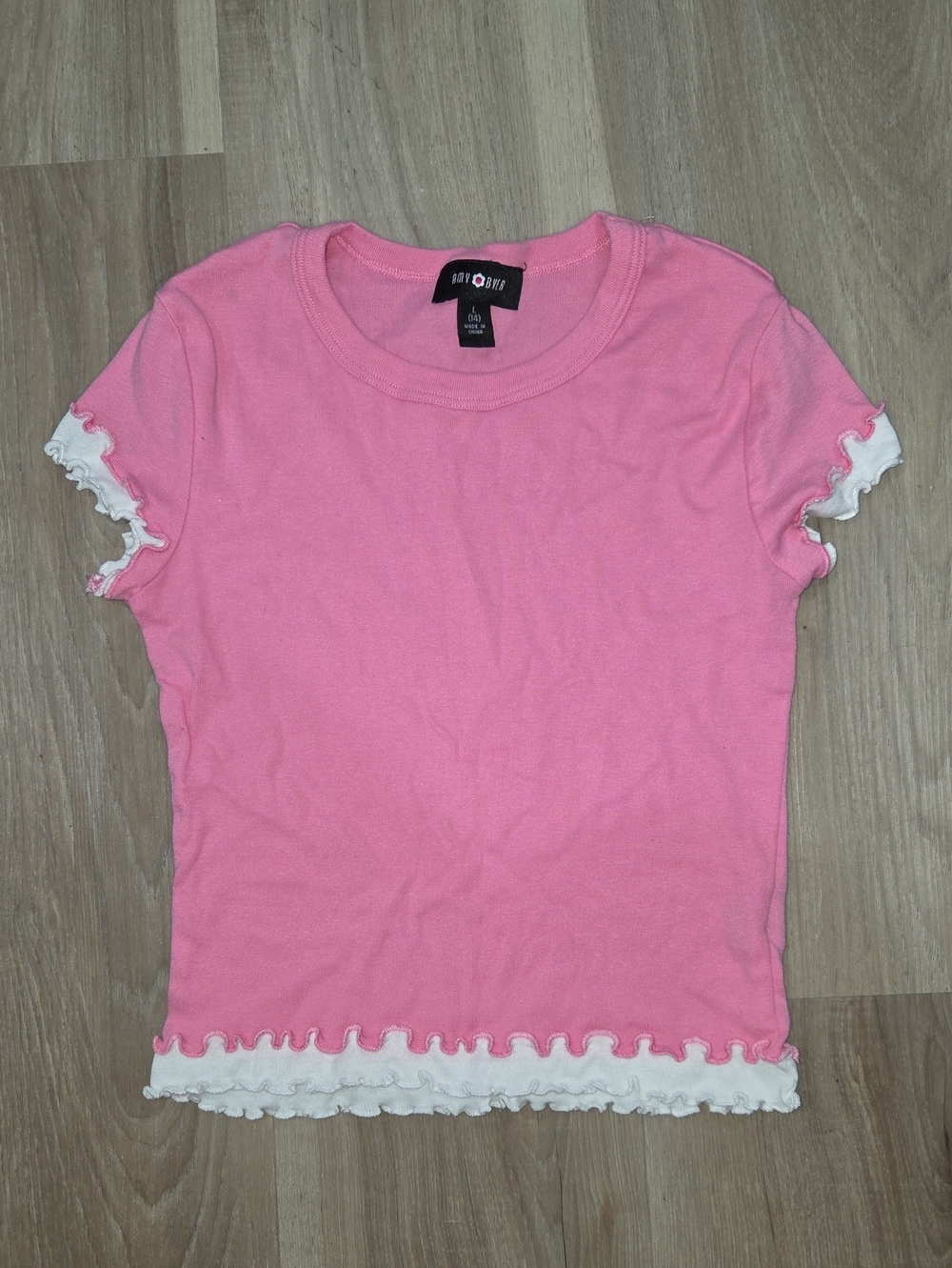 •Amy Byer• Little Girls Pink Short Sleeve Tee